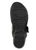 ELENA EDEN, comfortabele damesmuiltjes, breedte H, met uitneembaar voetbed SCHWARZ