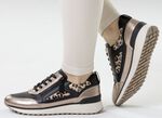 Caprice, trendy damessneakers, breedte G, met uitneembaar leren voetbed 