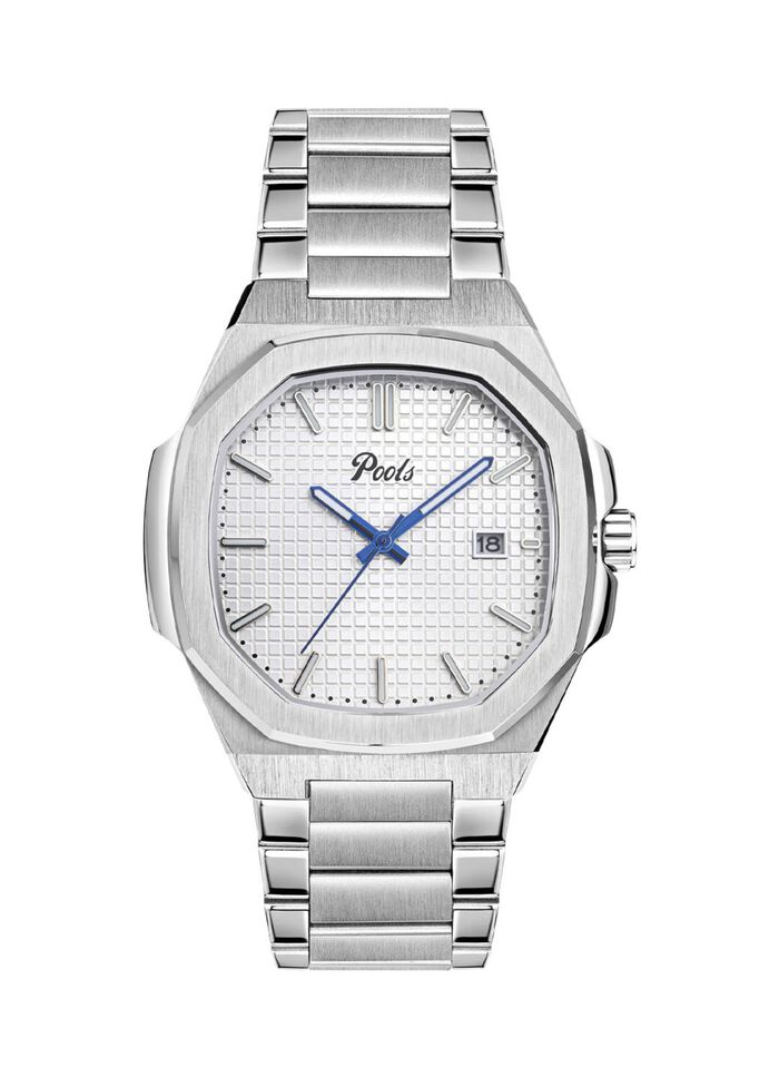 Quartz herenhorloge van roestvrij staal 