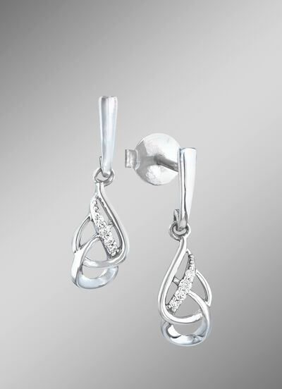 Nostalgische oorstekers van platina 