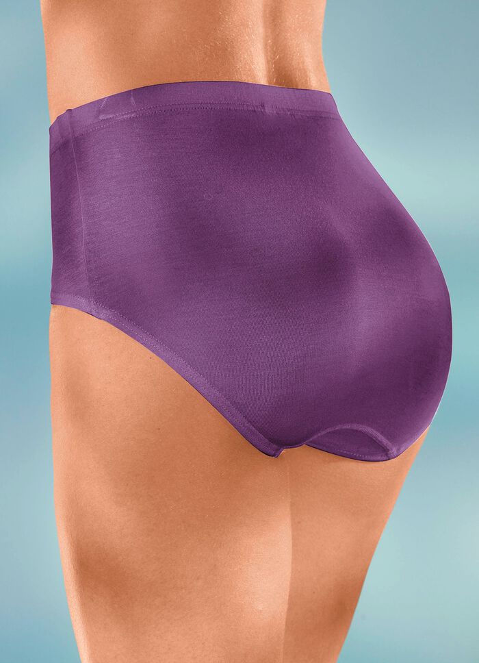 Vier-pack slip met elastische tailleband 