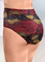 Verpakking van vier slips met kleurrijk printdesign 