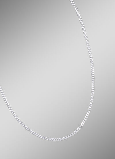 Zilveren krulketting 