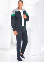 Vrijetijdspak met elastische mouwboorden 