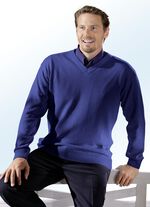Prachtige V-hals trui in 5 kleuren MARINE