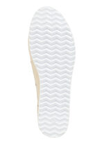 ELENA EDEN pantoffels gemaakt van zacht nappaleer met perforaties LICHTBEIGE