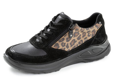 Trendy dames veterschoenen, breedte K, met uitneembaar voetbed 