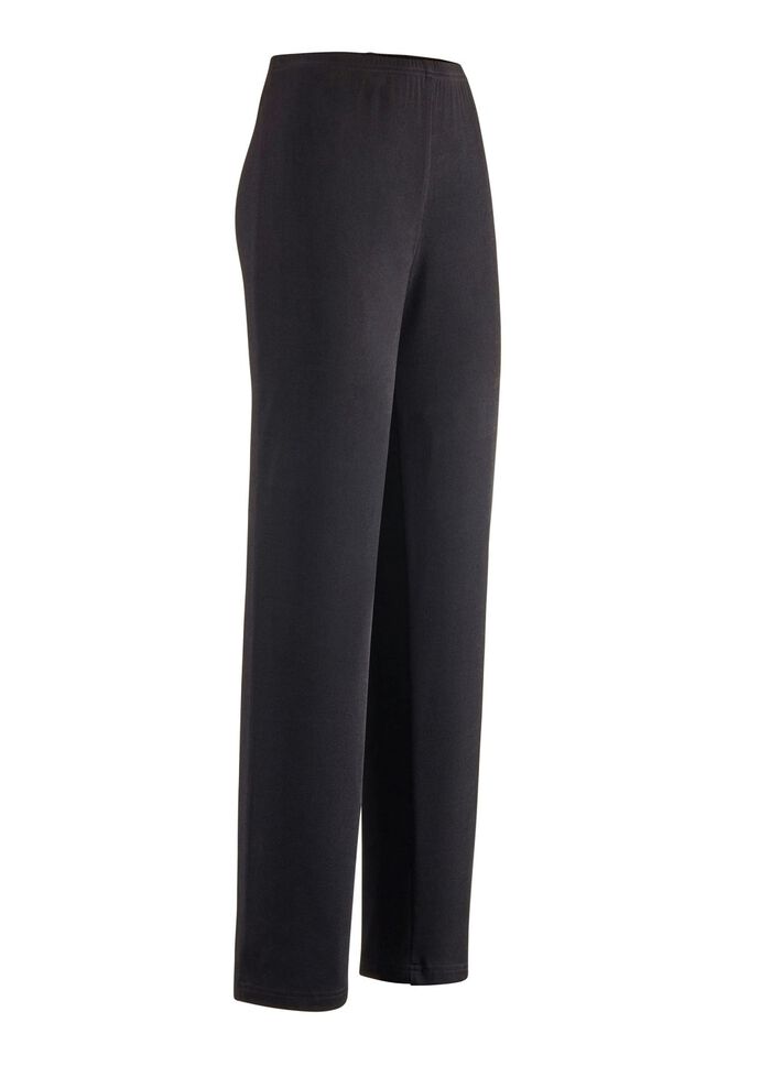 Broek met elegante glans 