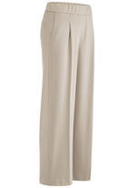 Enkellange, wijde broek BEIGE