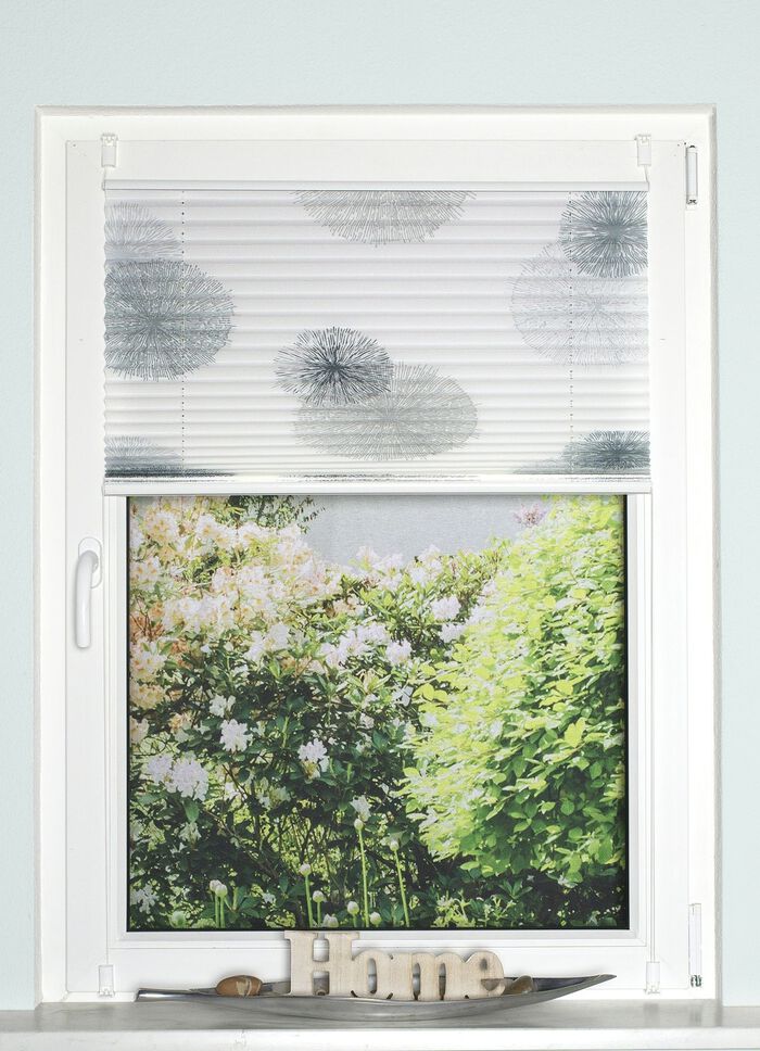 Plissee-rolgordijnen zonder boren en schroeven 