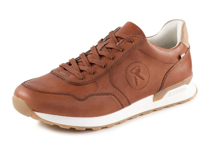 Nappaleren sneakers COGNAC