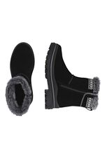 Remonte, gevoerde dames enkellaarsjes, winterschoenen, breedte G, met lamsvacht 