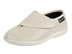 Aerosoft Flex damesschoen met klittenband in de breedte H voor sterke voeten BEIGE