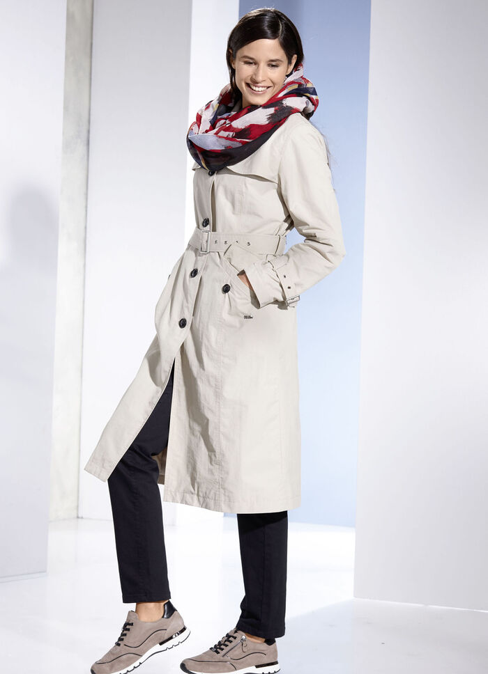Trenchcoat met riem 