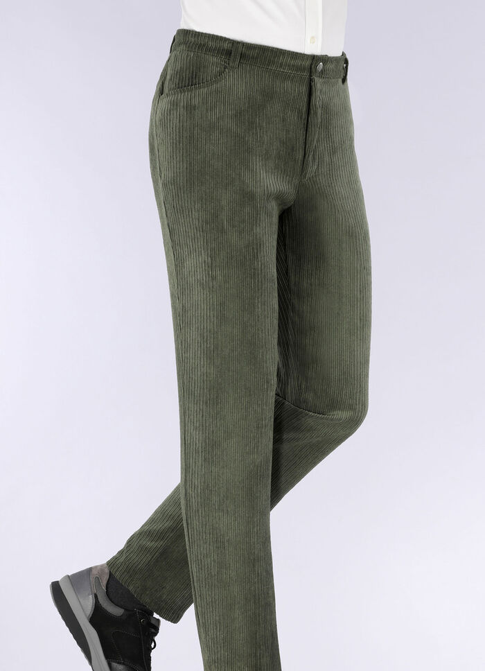 Broek "Klaus Models" in 4 kleuren DONKERGROEN