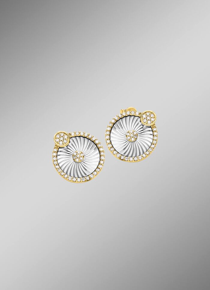 Stralende elegantie: oorbellen met 86 diamanten 