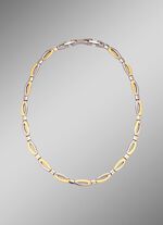 Tweekleurige titanium ketting 