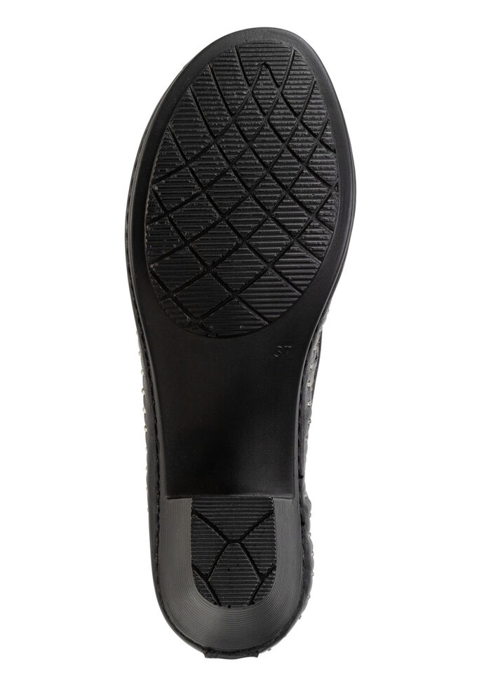 Gemini pumps van rundnappaleer met strik SCHWARZ-BRAUN