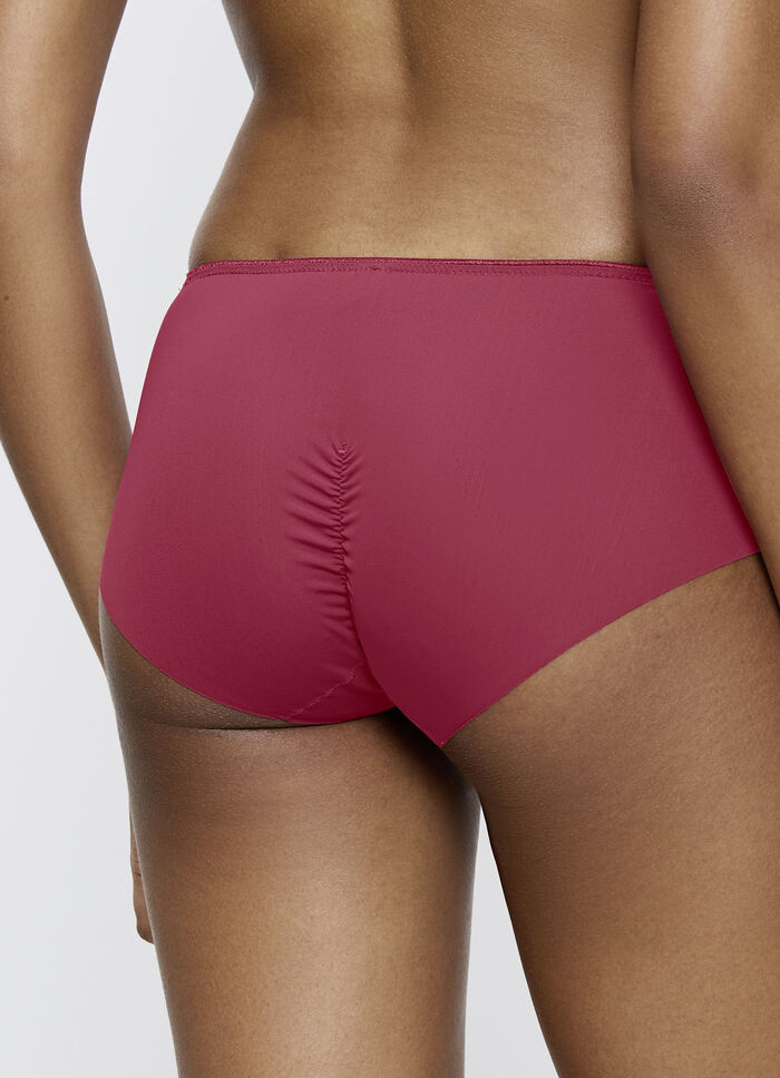 Triumph slip met jacquard inzetstuk aan de voorkant BORDEAUX