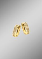 Elegante creolen met diamanten 