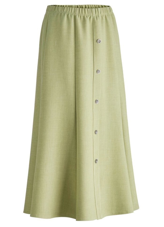 Rok met decoratieve knoopsluiting 