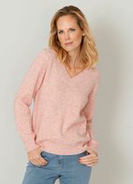 Pullover met effectgaren 