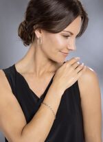 Massieve armband met briljanten 