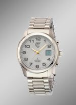 Radiogestuurd herenhorloge op zonne-energie 