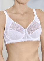 Sassa beugelbeha met verstevigde rug WIT