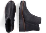 Rieker, gevoerde dames enkellaarsjes, winterschoenen, met rits 