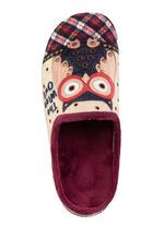 Laurina, klassieke damespantoffels, met uitneembaar voetbed 