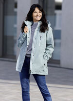 Functionele jas met afneembare capuchon 