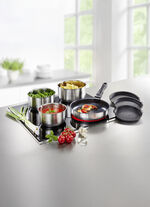 8-delige kookset van roestvrij staal 