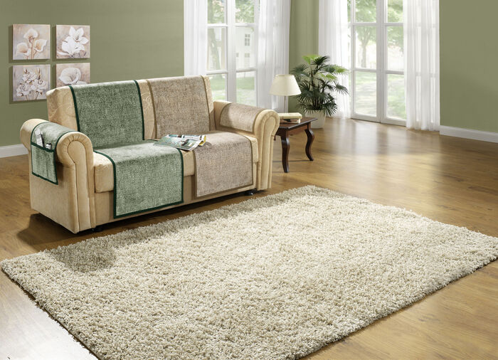 Fauteuil-, bank- en armleuningbeschermers met antisliplaag GROEN