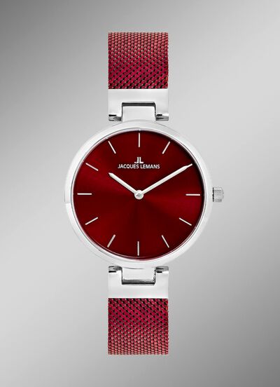 Quartz dameshorloge met roestvrijstalen kast en roestvrijstalen band 