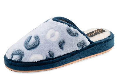 Laurina, gevoerde damespantoffels, met scheerwol 
