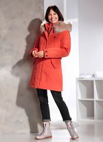 Korte jas met verstelbare capuchon 