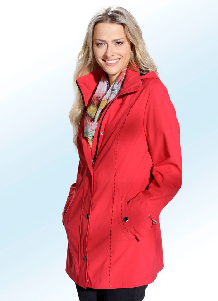 Functioneel jack met decoratieve stiksels 