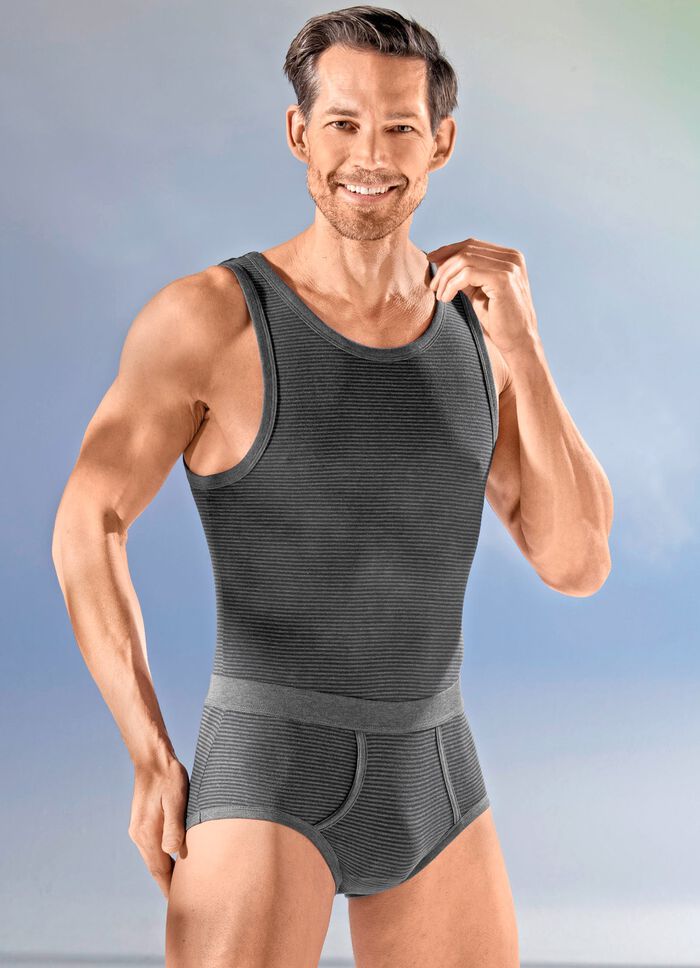 Vierpack sportjassen van fijne ribstof 