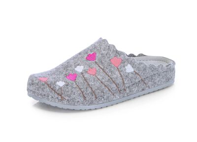 Mubb, klassieke damespantoffels, breedte H, met anatomisch gevormd voetbed 