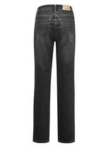 Jeans met modieuze zakken aan de voorkant ZWART