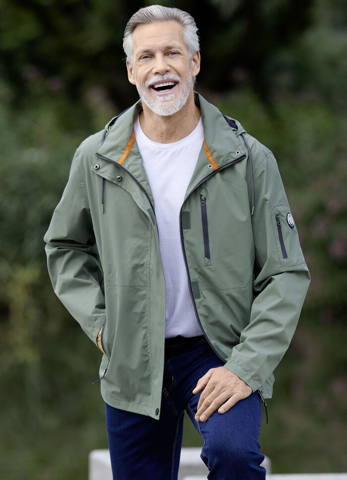 Functionele jas met capuchon 