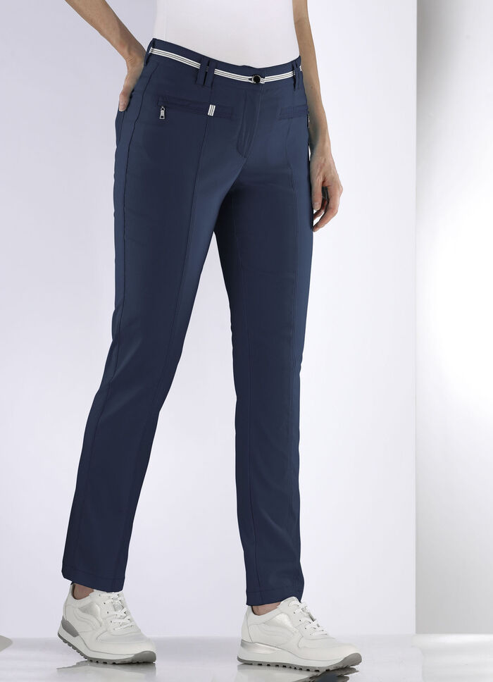 Uitgebreid vervaardigde broek MARINE