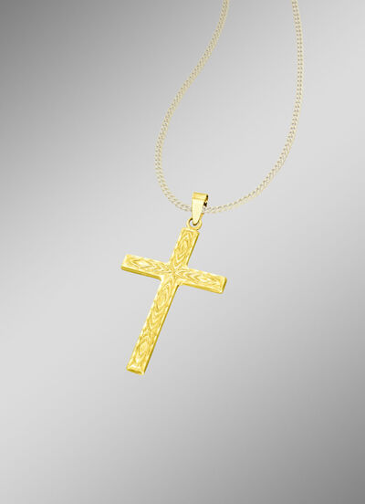 Kruishanger met diamantcoating 