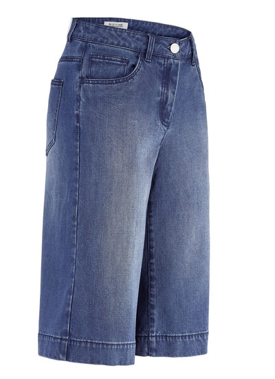 5-pocket denim Bermuda shorts 