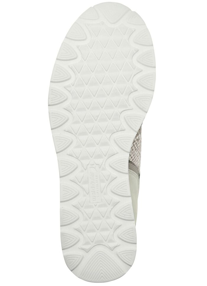 Waldl&auml;ufer, comfortabele dames veterschoenen, breedte H, met uitneembaar voetbed IJSGRIJS-ZILVER