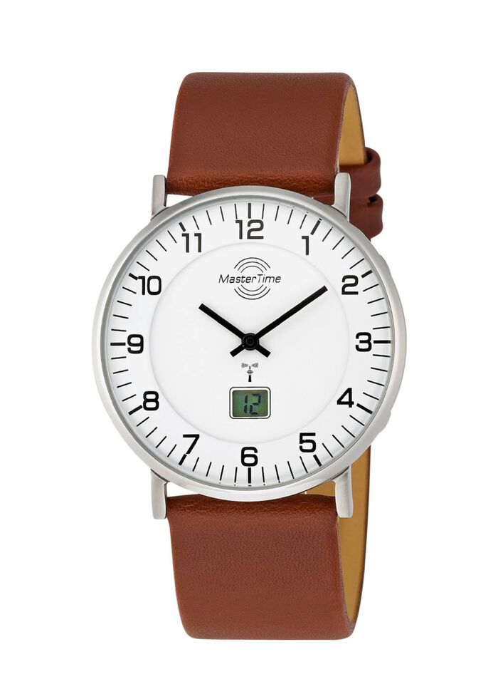 Master Time radiografisch herenhorloge met leren band 