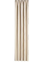 Overgordijn met golfdesign en universele railtape BEIGE
