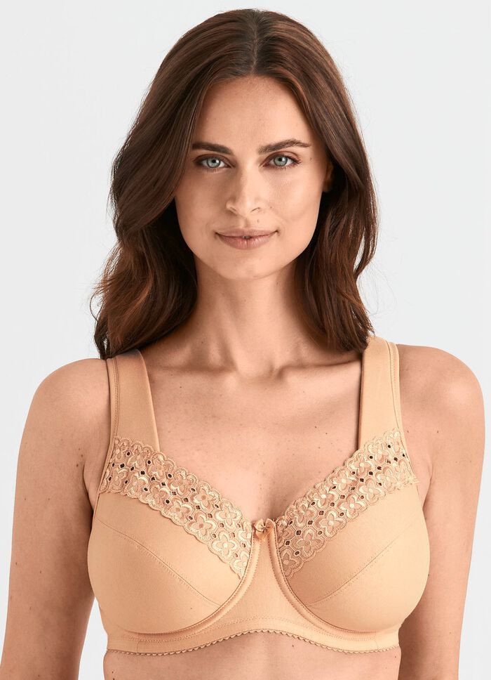 Miss Mary beugelbeha met mooi borduursel 