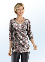 Shirt met ronde halslijn 